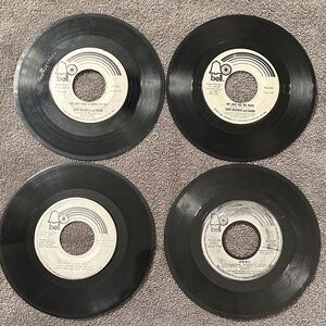 Vintage 1970’s Tony Orlando and Dawn 45RPM Vinyl Records ~Set of 4
